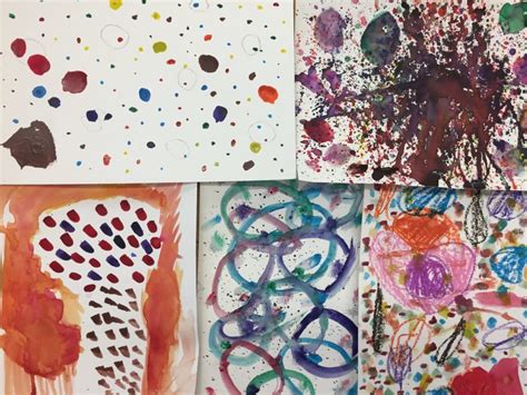 Dot Paintings After Yayoi Kusama – Experiments in Art Education