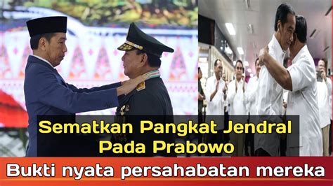 Anugrahi Prabowo Pangkat Jendral Bukti Persahabatan Yang Tak Pernah