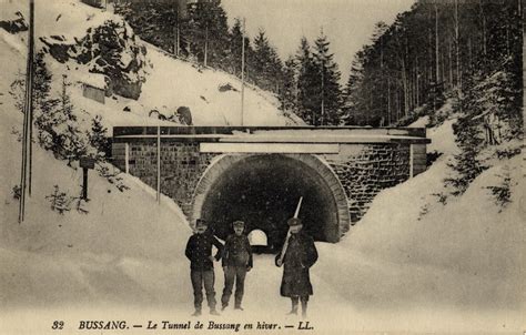 Bussang Bussang Sous La Neige Le Tunnel C T Fran Ais M