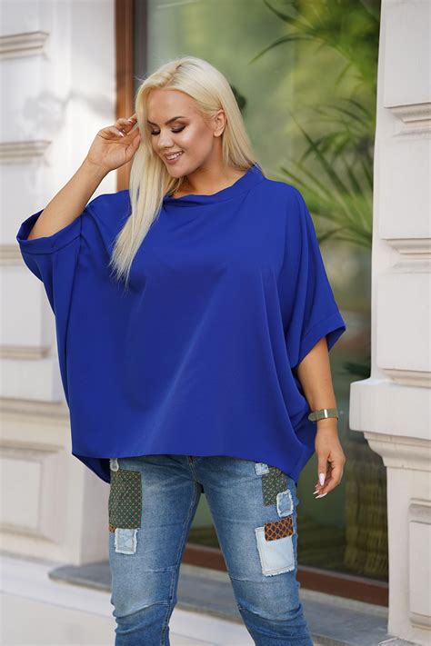 Chabrowa Bluzka Plus Size Kimono Marion Xl Ka