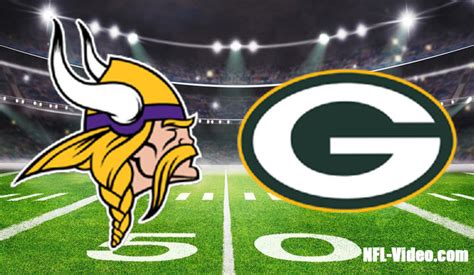 Minnesota Vikings Vs Green Bay Packers Full Game Replay 2023 NFL Week 8