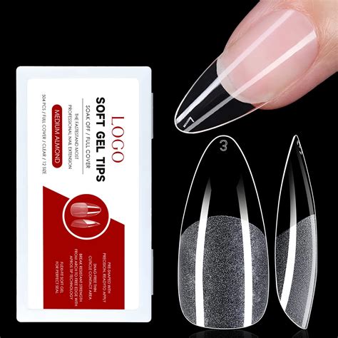 Wholesale Hot Sale 504pcs Gel X Nail Tips Full Cover With No C Nail