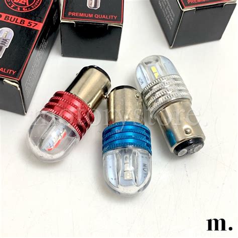 Tail Lamp Led Bulb Blue Red White Mentol Lampu Belakang