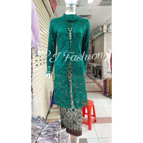 Jual Setelankebaya Brokat Tunik Modern Kebaya Brokat Terlaris Kebaya