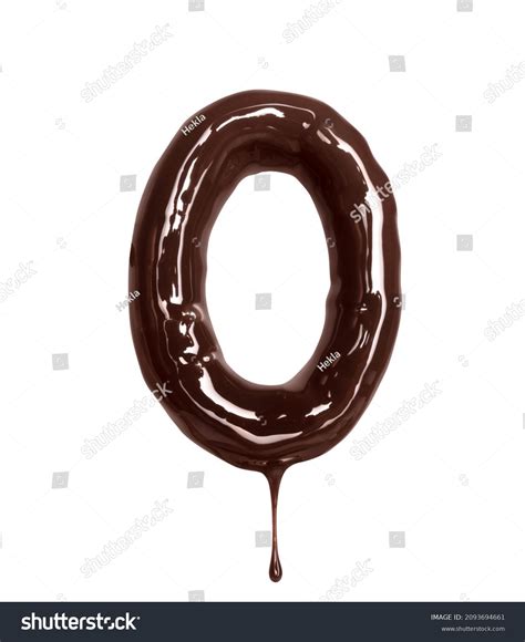 Number Dripping Drop Made Melted Stock Photo Shutterstock