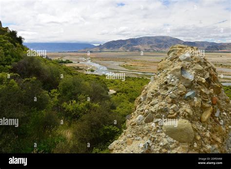 Clay Cliffs of Omarama Stock Photo - Alamy