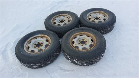 4 265 70 R17 Studded Winter Tires W Rims Tires And Rims Winnipeg