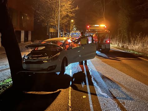 Alko Unfall Pkw Kracht In Dornbirn Gegen Baum Dornbirn Vol At