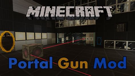 Minecraft Mods Portal Gun Mod Amazing Portal Custom Map Youtube