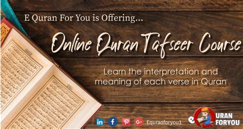 Online Quran Tafseer Course E Quran For You Learn Quran Online