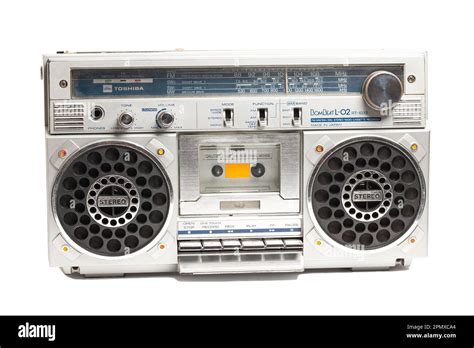 Moscow Russia April 15 2023 Toshiba Rt 103s Bombeat L 02 Stereo Radio Cassette Recorder