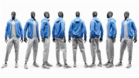 Male Sport Mannequin Collection D Model Max Fbx Obj Free D