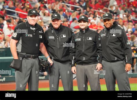 St Louis United States 30th June 2022 Umpire Crew L To R Chris