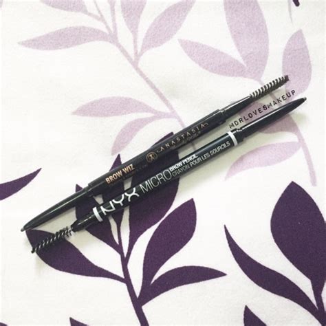 DUPE: Anastasia Beverly Hills Brow Wiz vs. NYX Micro Brow Pencil - mdr ...