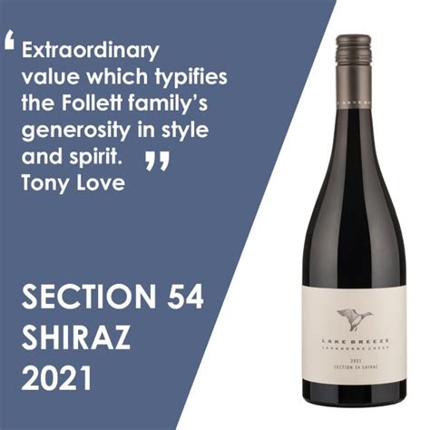 Exceptional Shiraz Lake Breeze Wines