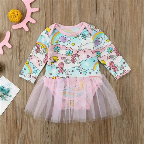 US vestido de fiesta para niñas recién nacidas pelele ropa de tul