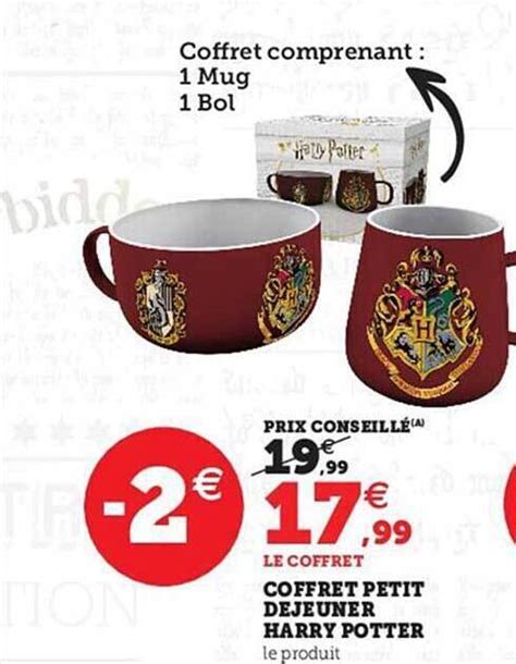 Promo Coffret Petit D Jeuner Harry Potter Chez Hyper U