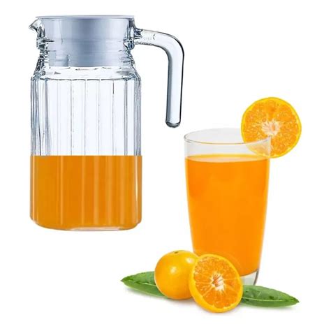 Jarra De Agua De Vidro - JARRA DE VIDRO PARA AGUA RIVIERA 560ML | Shopee Brasil