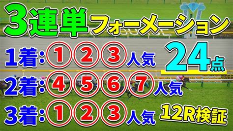 【競馬検証】3連単は①〜⑦人気のフォーメーションが一番勝てる？ 競馬動画まとめ