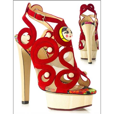 Charlotte Olympia Anastasia Open Toe Sandals Liked On Polyvore