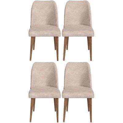 Chaises en velours et métal nova lot de 4