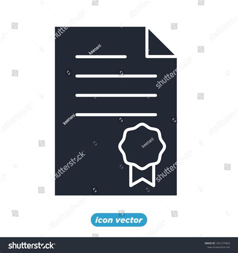 Legal Documents Icon Legal Documents Symbol Stock Vector Royalty Free