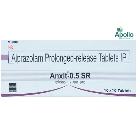 buy anxit  sr tablet   side effects price