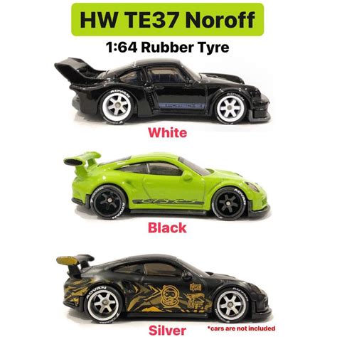 Hot Wheels Car Model Replacement Rubber Tyres 1 64 Rubber Tires HW