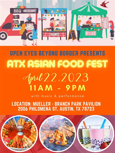 ATX Asian Food Fest in Austin at Mueller Lake Park & Amphitheater