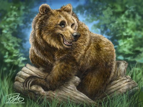 Brown Bear Beauty - LaMontagne Art