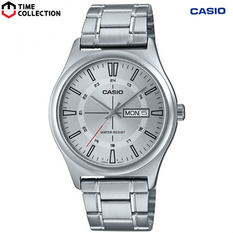 Casio Mtp V D C Analog Stainless Steel Strap Watch For Men Lazada Ph