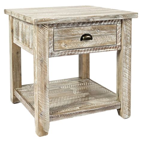 Artisan Gray End Table Babettes Furniture And Home