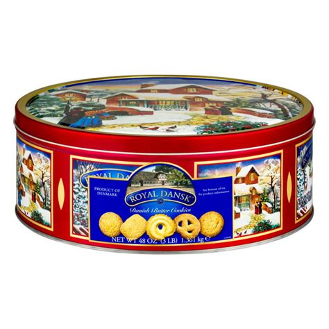 Royal Dansk Danish Butter Cookies Holiday Gift, 48 Oz. - Walmart.com ...