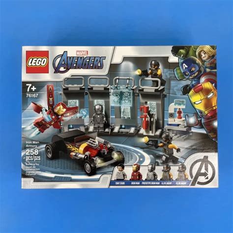 Lego Marvel Super Heroes Iron Man Armory Avengers Minifigures