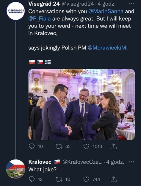 Mateusz Morawiecki Proposing Sanna Marin To Meet In Kralovec Meme By