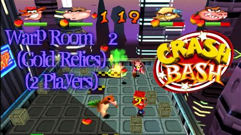 Psx Longplay Crash Bash Players Warp Room Gold Relics