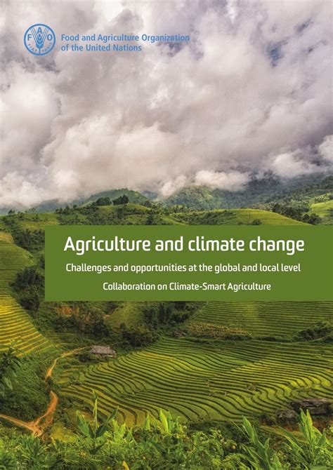 ‎agriculture And Climate Change Challenges And Opportunities At The