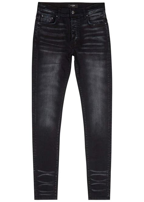 Amiri Stack Aged Skinny Jeans Editorialist