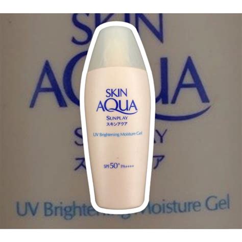 Sunplay Skin Aqua Uv Brightening Moisture Gel Spf50 80g Shopee