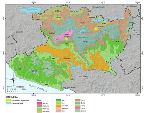 Distribuci N De Climas Fuente Elaboraci N Propia Con Datos De Garc A