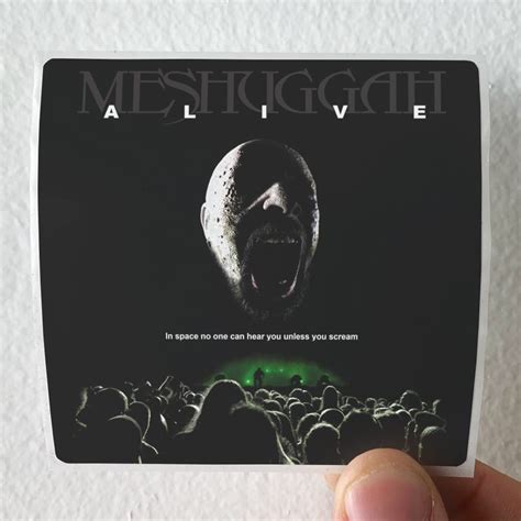 Meshuggah Alive Album Cover Sticker