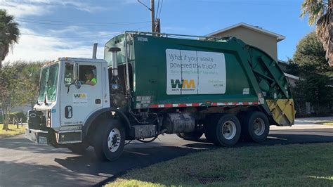 Mack Mr Mcneilus Rear Loader Garbage Truck Youtube