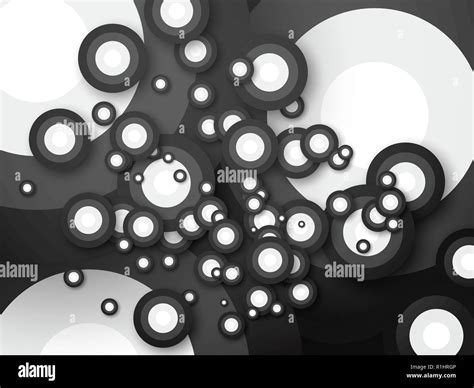 Dark Retro Wallpaper With Circles Stock Vector Image And Art Alamy