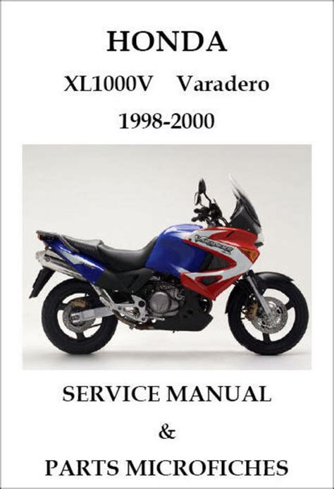 Honda XL 1000 V Varadero 1998 2000 Service Repair Manual Parts Mi