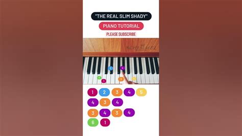 Eminem The Real Slim Shady Piano Tutorial Youtube