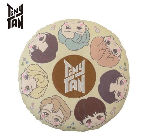 TinyTAN BTS Dynamite Premium Round Cushion From Japan Hobbies