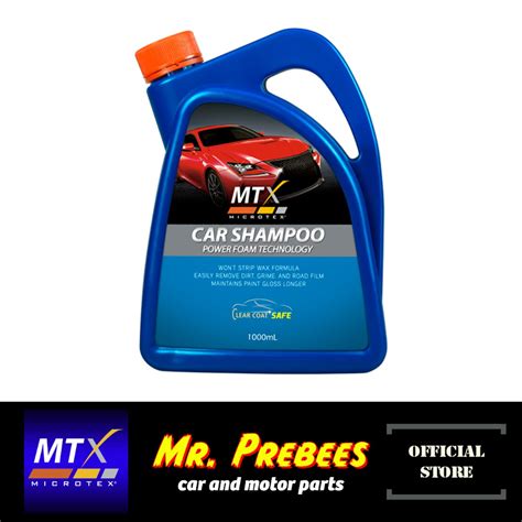 Microtex Mtx Car Shampoo Liter Shopee Philippines