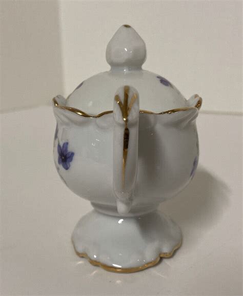 Vintage Norcrest Sweet Violets Sugar Creamer Set Ebay