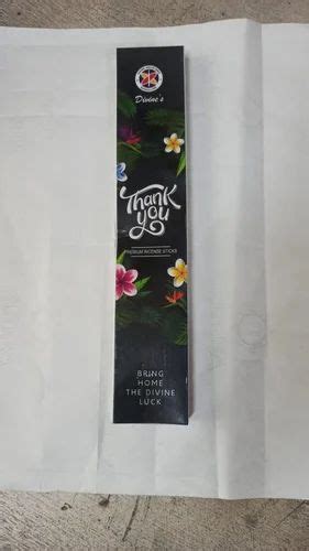 Charcoal And Bamboo 18gm Divine S Thank You Premium Incense Stick 20