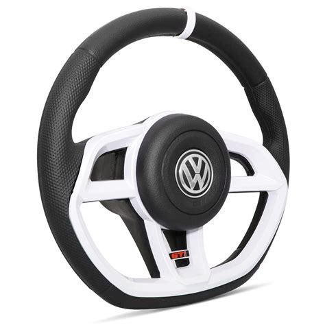 Volante Modelo Golf GTI Vision Branco Acionador De Buzina Gol Parati